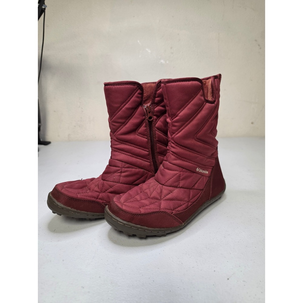 Columbia Minx Shorty Omni-Heat Waterproof Winter Boots Red Womens 7